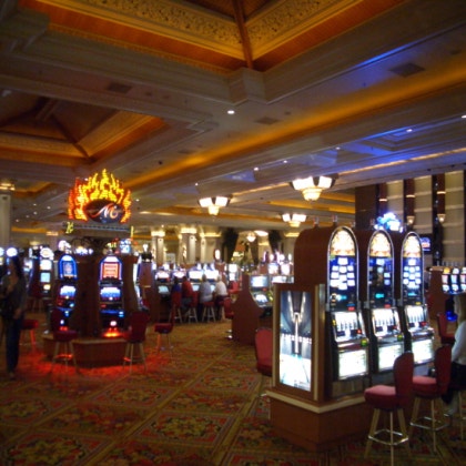 Stylish restaurant hall